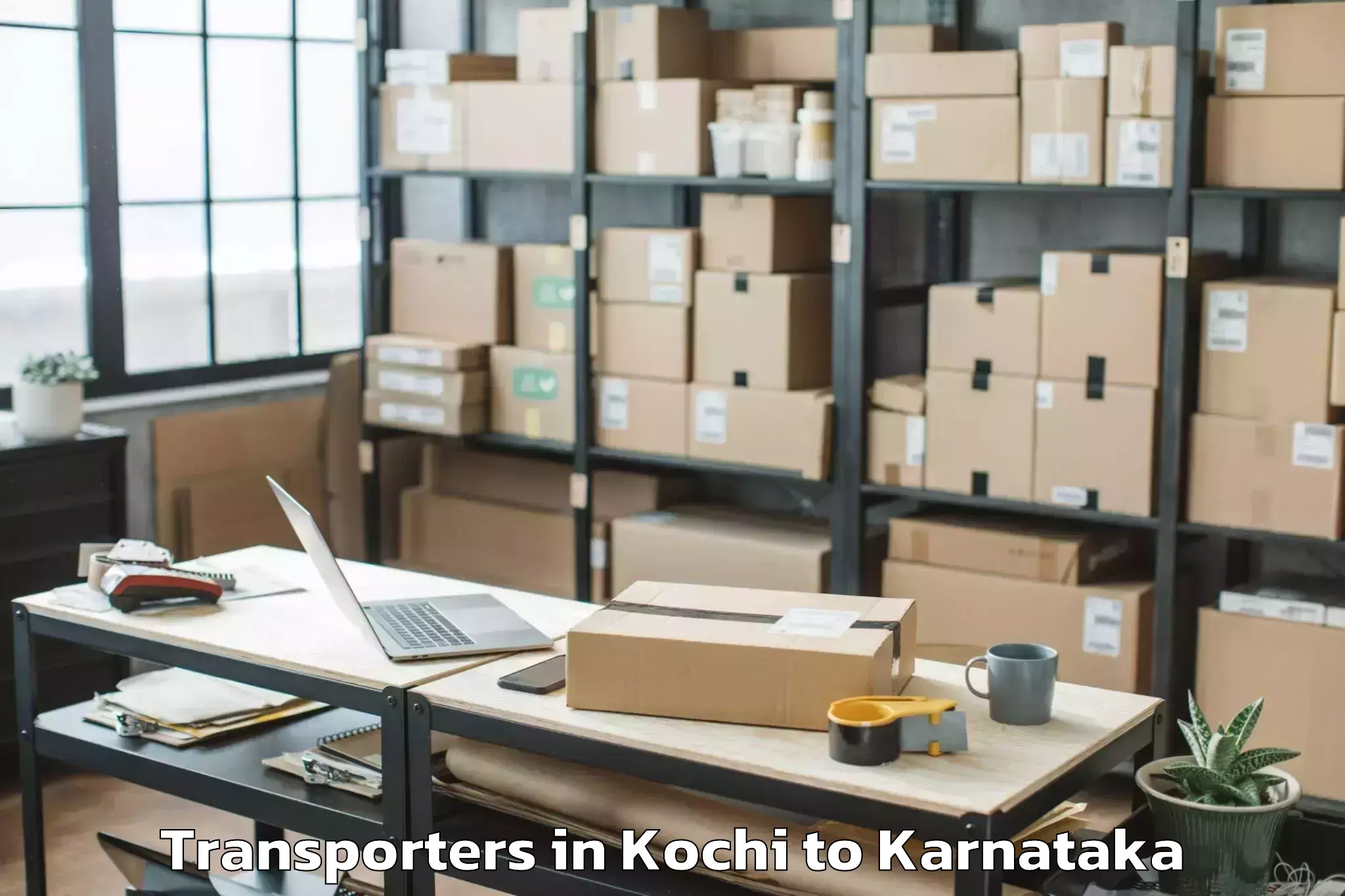 Expert Kochi to Davangere University Davangere Transporters